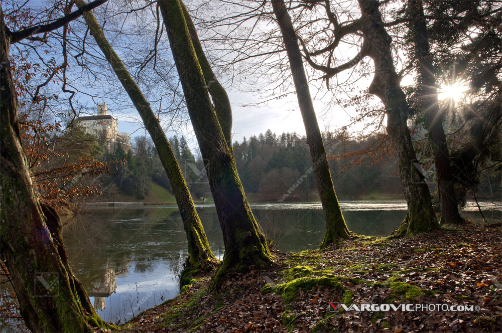 The last autumn morning of year 2014