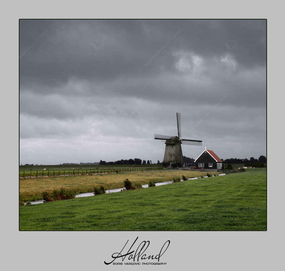 Small family windmill farm in Northern Netherland by Vargovic photo
