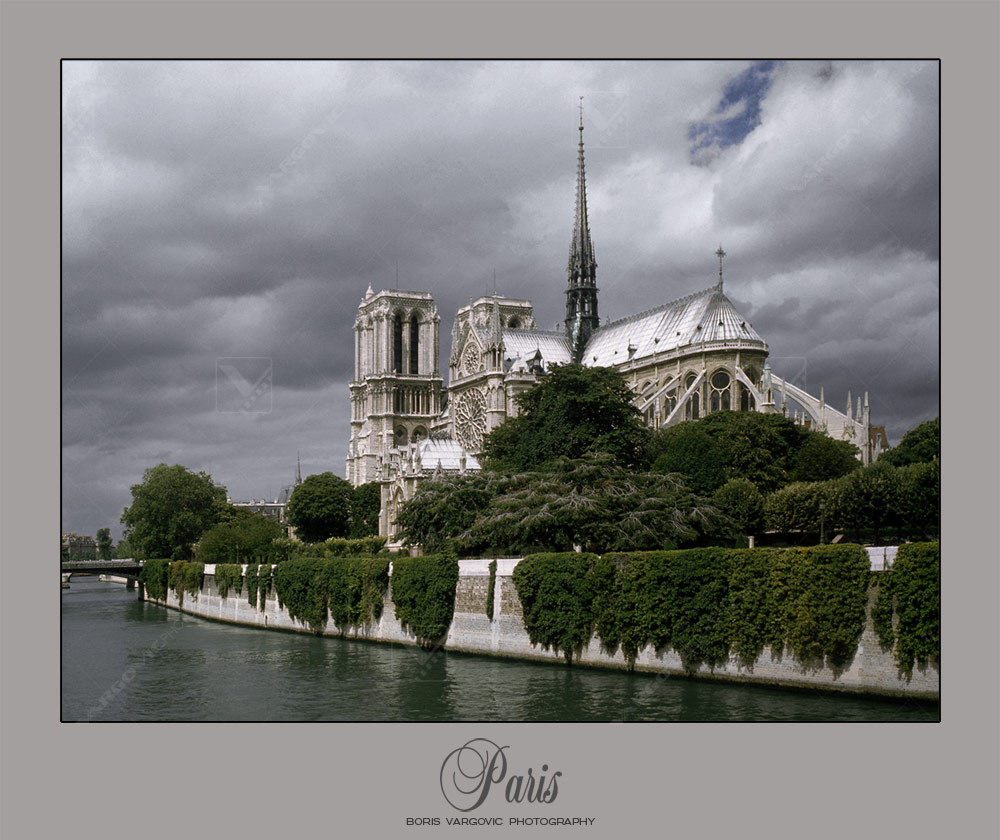 Notre Dame catedral in Paris, France by Vargovic photo