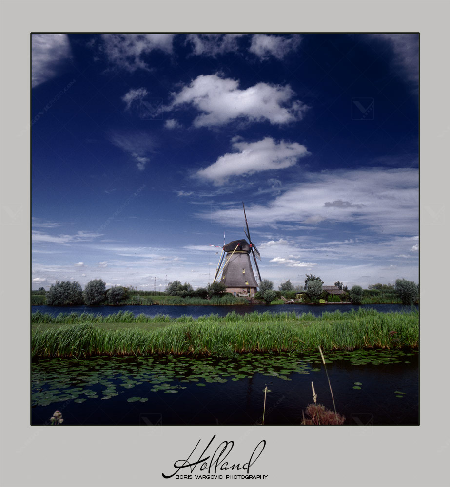 Typical Holland landscape near to Schermehorn in south Holland by Vargovic photo